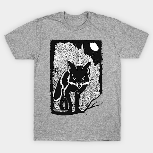 Wild Fox T-Shirt by Bongonation